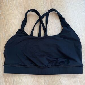 Lululemon Athletica Black Strappy Sports Bra